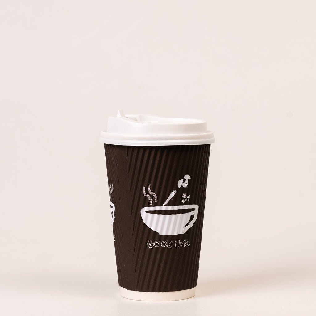 COFFEE CUP LIDS (90MM); DOME