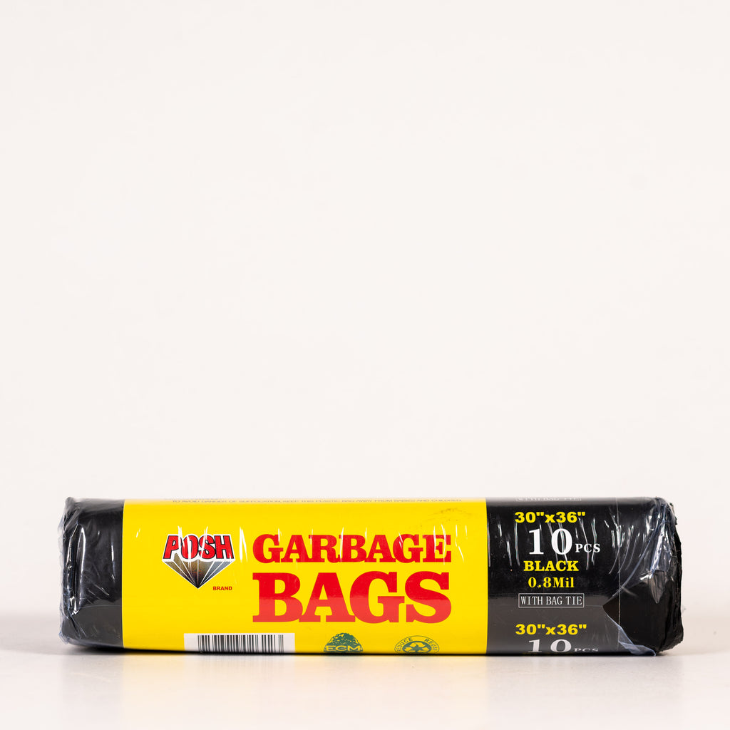 "POSH" GARBAGE BAG 38*60 (55 GAL); BLACK